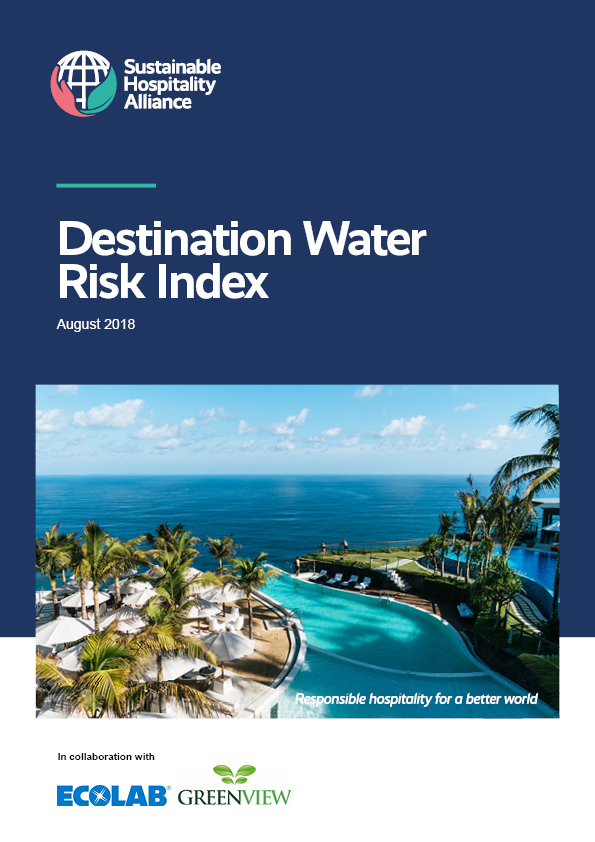 The Destination Water Risk Index offers evidence and guidance for hotel companies, developers and their stakeholders to prioritise water stewardship in investment, development and renovation decisions, as well as hotel management in high risk destinations.