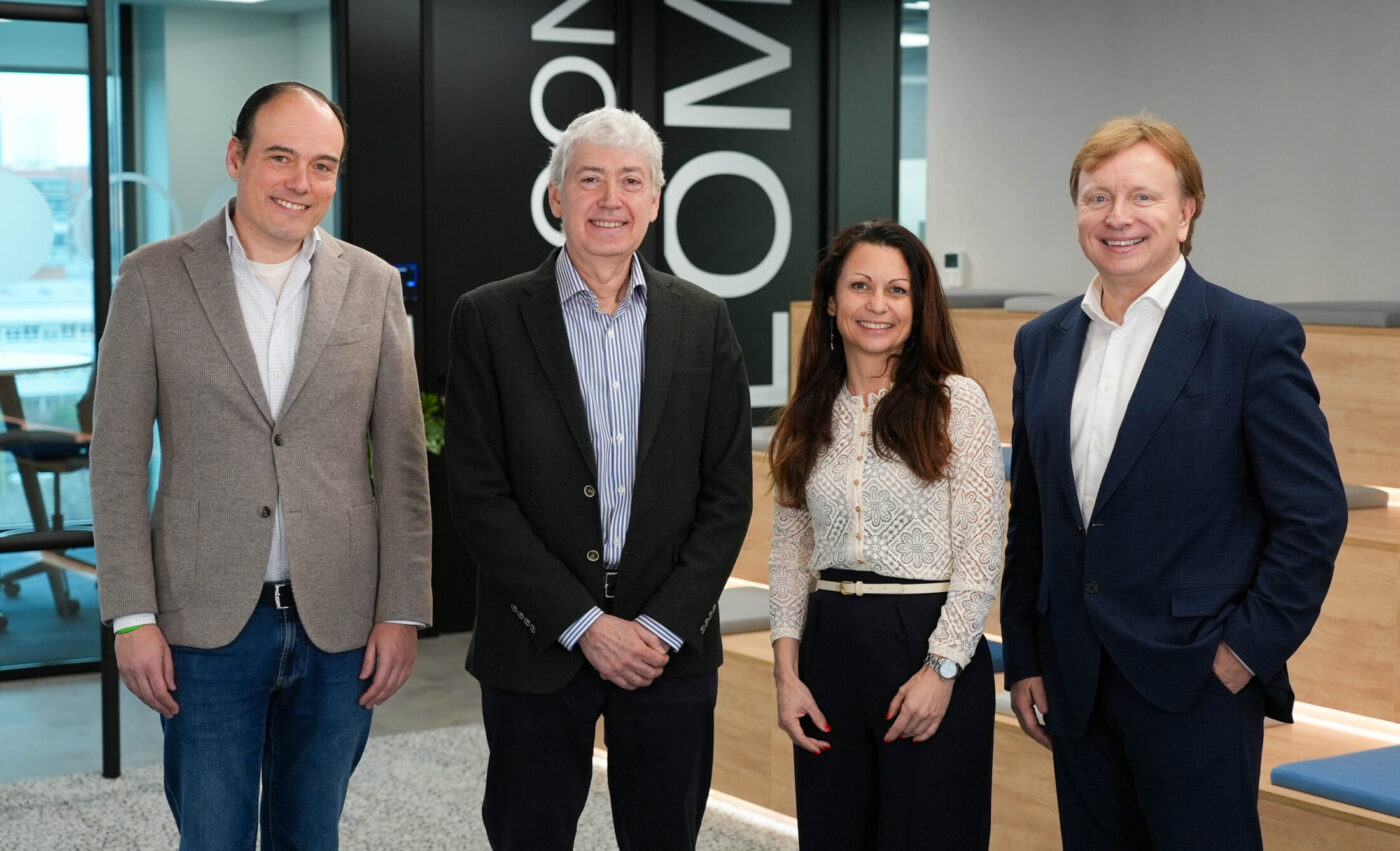 From left to right: Manuel Rúa, Director of Sustainability, Amadeus; Francisco Pérez-Lozao, President of Hospitality, Amadeus; Agnes Pierce, Director, Global Head of Sustainability – Hospitality, Amadeus; Glenn Mandziuk, CEO, World Sustainable Hospitality Alliance