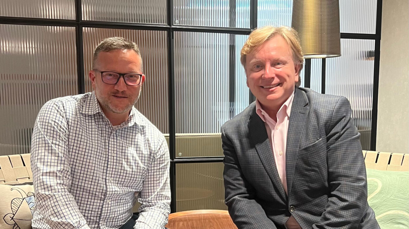 Left is Dr. István Ujhelyi, Founder CEA. Glenn CEO of the Alliance is right.